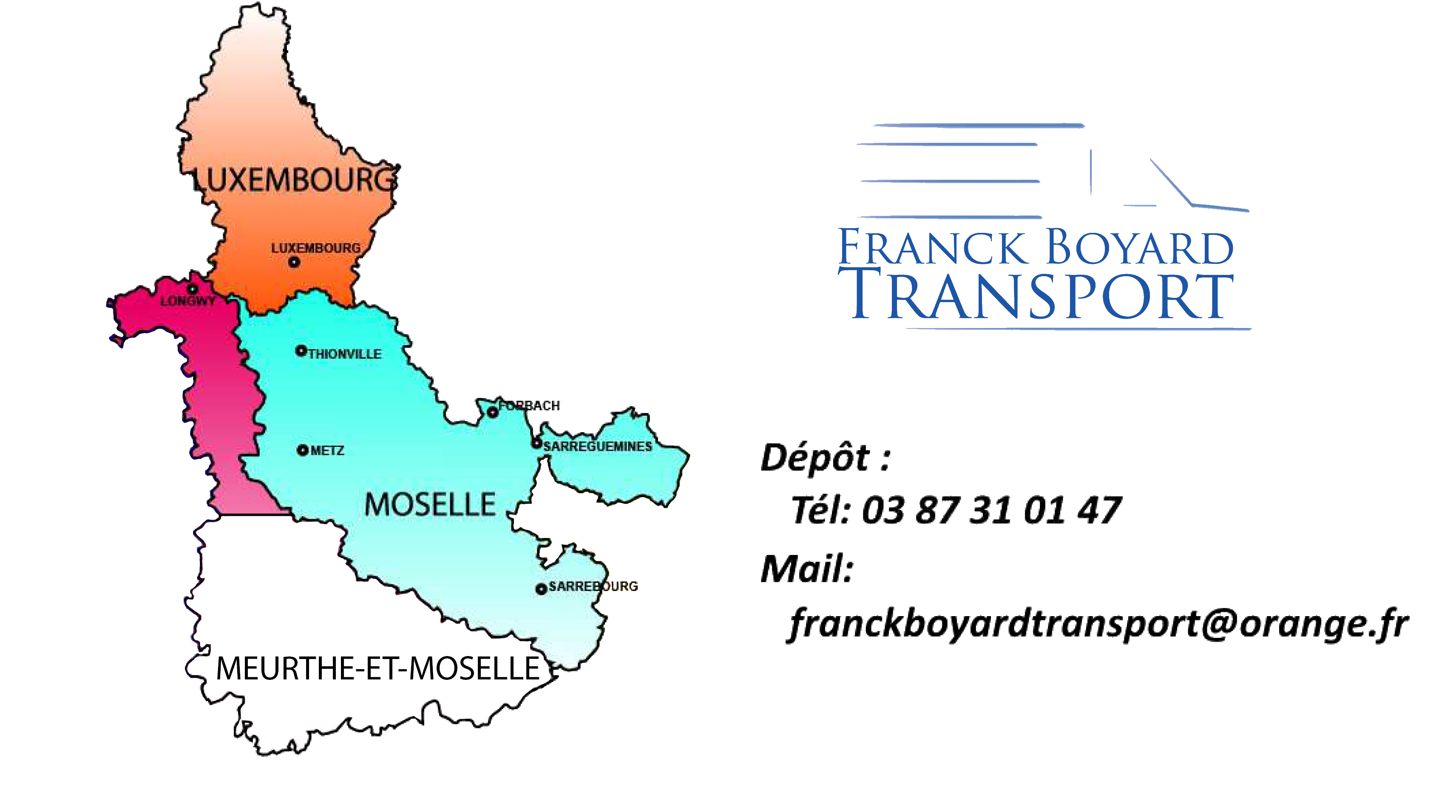 numeros utiles Franck Boyard Transport